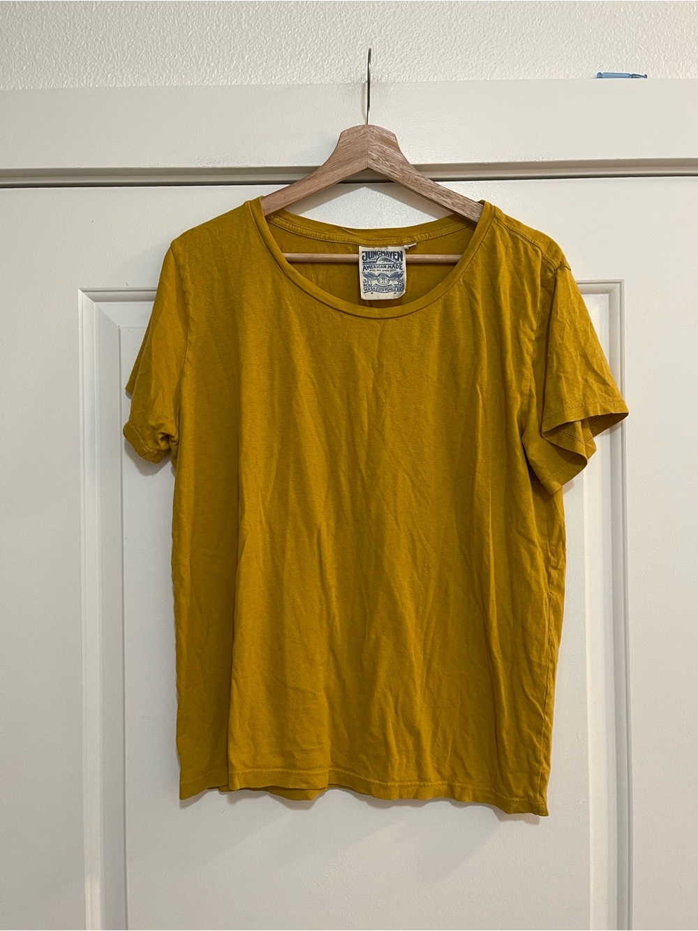 Jungmaven Mustard Yellow Short Sleeve Tee
